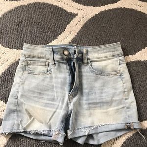 American Eagle high waisted jean shorts